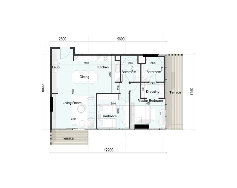 2 Bedroom